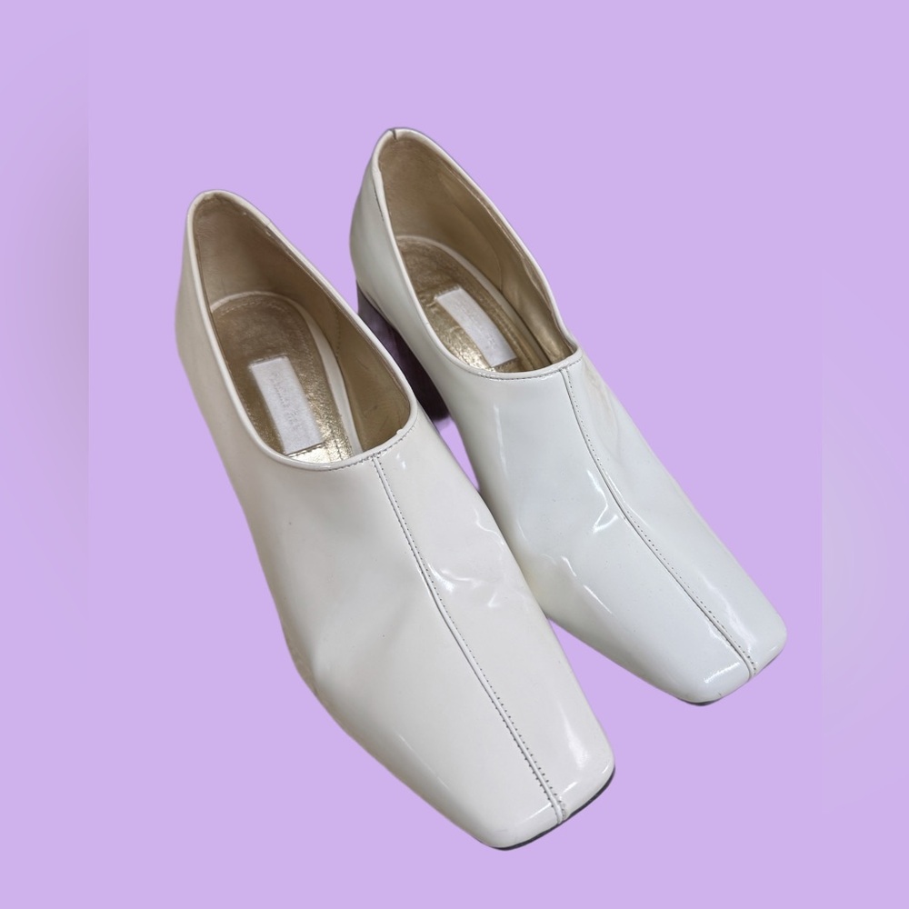 🍒 SUZANNE RAE - white heeled pumps Size:39